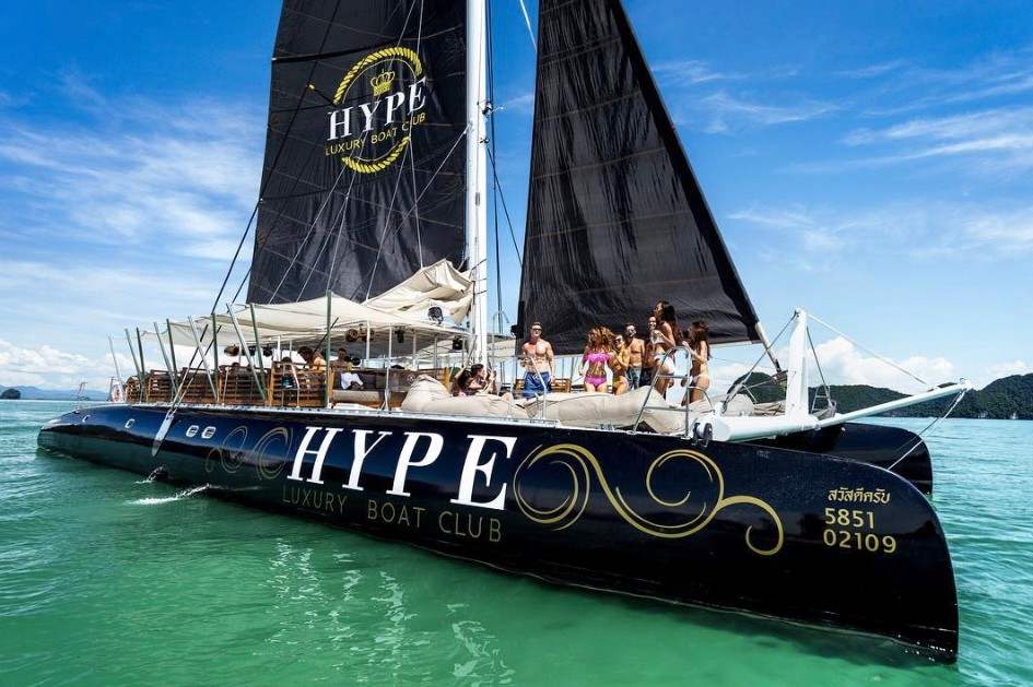 Hype Boat Club Tour in Phuket Thailand